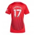 Manchester United Alejandro Garnacho #17 Hjemmedrakt Dame 2024-25 Korte ermer